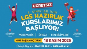 Ücretsiz LGS Hazırlık Kursları Başlıyor
