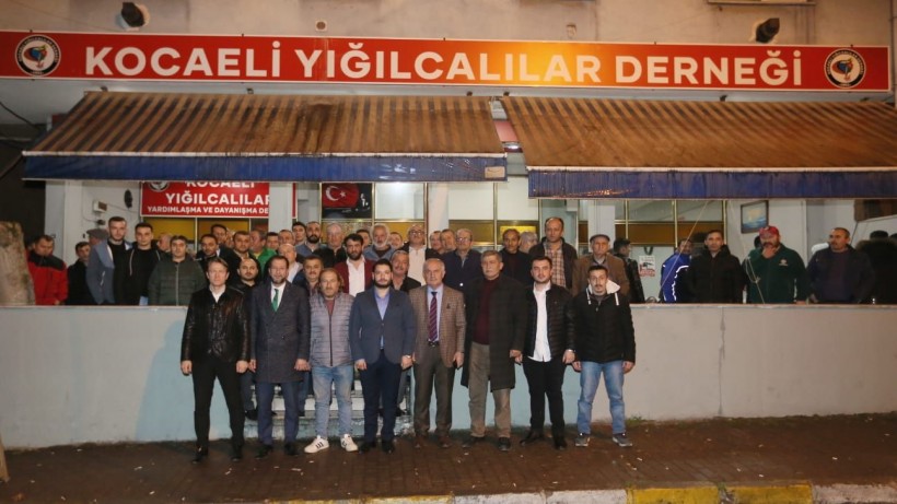 Başkan Aygün, Yığılcalılar Derneği´ne Konuk Oldu Başkan Aygün, Yığılcalılar Derneği´ne Konuk Oldu