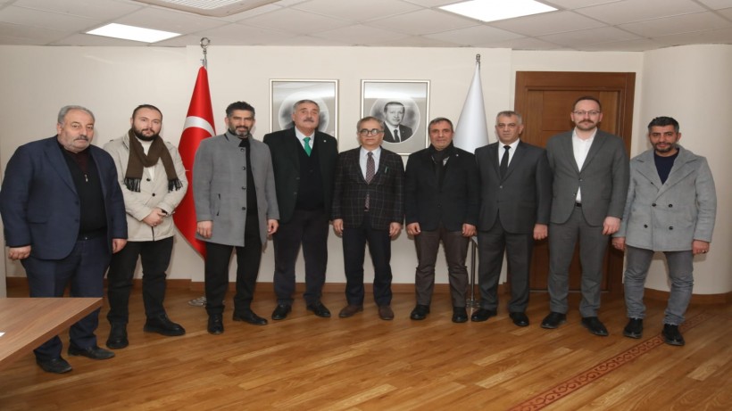 Erzurumlular Vakfı heyeti Baraçlı ile bir araya geldi