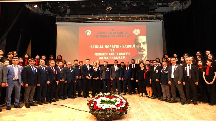 Körfez’de İstiklal Marşı’nın 104. yılı kutlandı