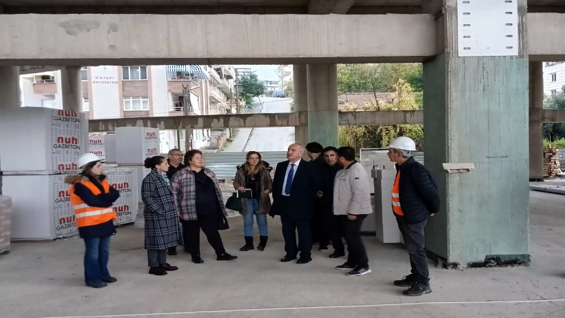 Yeni Hizmet Binasında Çalışmalar Sürüyor Yeni Hizmet Binasında Çalışmalar Sürüyor